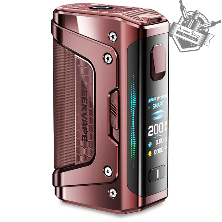 AEGIS LEGEND 5 GEEKVAPE BOX DEUX ACCUS 200W VAPE 💨 - COUVERTURE EART BROWN MARRON