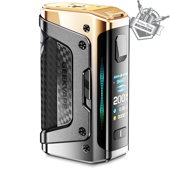 AEGIS LEGEND 5 GEEKVAPE BOX DEUX ACCUS 200W VAPE 💨 - RACING GOLD OR