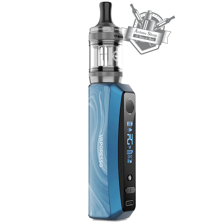 KIT GTX ONE PRO 40W VAPORESSO E-CIGARETTE DÉBUTANT blue bleu 💨
