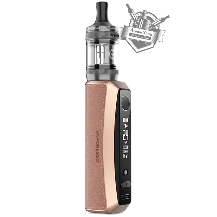 KIT GTX ONE PRO 40W VAPORESSO E-CIGARETTE DÉBUTANT bronw marron 💨