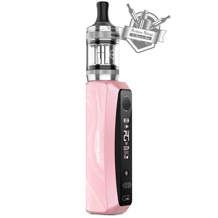 KIT GTX ONE PRO 40W VAPORESSO E-CIGARETTE DÉBUTANT pink rose 💨