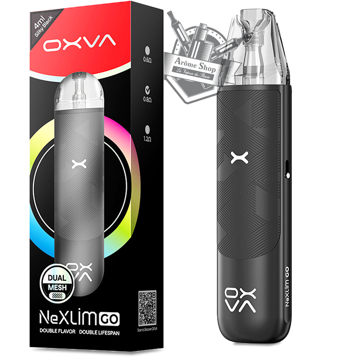 NEXLIM GO OXVA POD VAPOTE POUR DÉBUTANT 💨 BLACK WARRIOR NOIR
