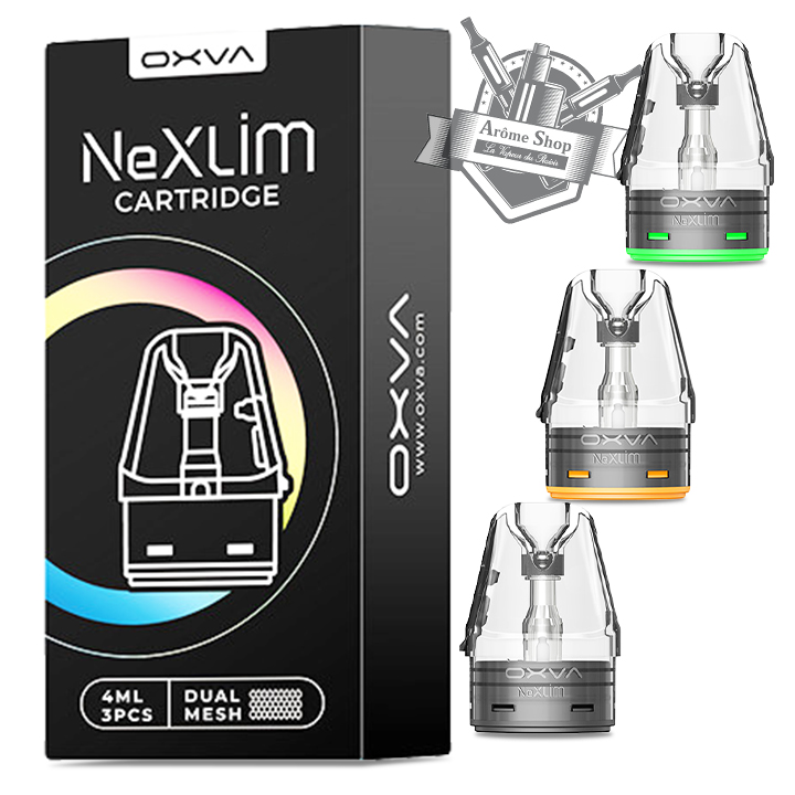 CARTOUCHES NEXLIM (Lot de 3) OXVA POD REMPLACEMENT💨 ohm Ω