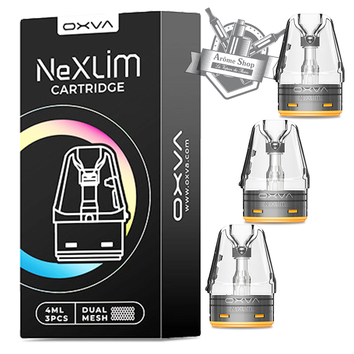 CARTOUCHES NEXLIM (Lot de 3) OXVA POD REMPLACEMENT💨0.8 ohm Ω
