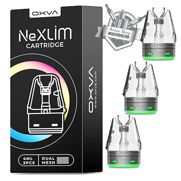 CARTOUCHES NEXLIM (Lot de 3) OXVA POD REMPLACEMENT💨1.2 ohm Ω