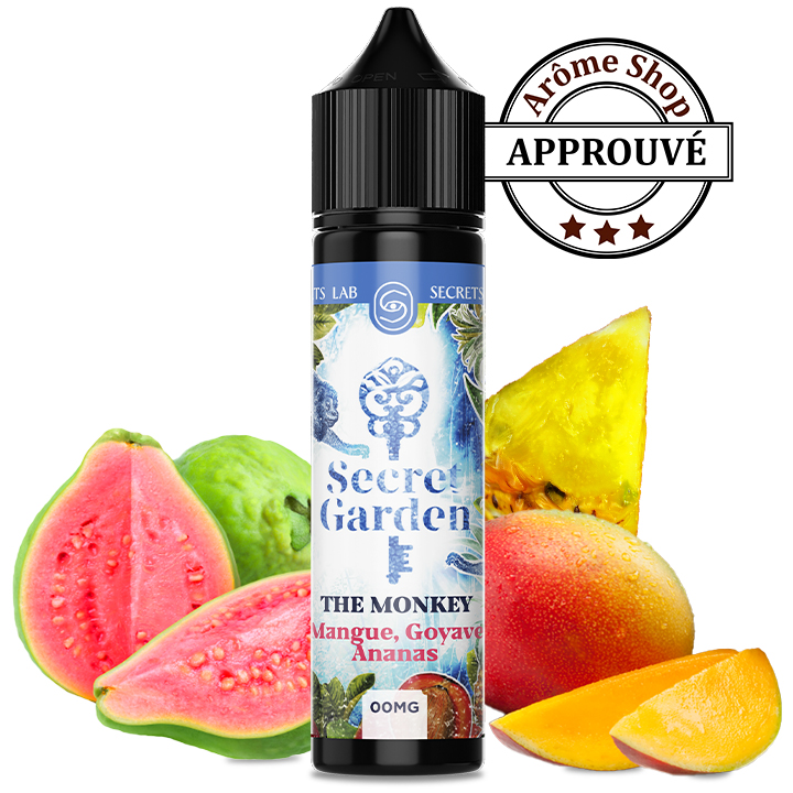 THE MONKEY 50ML SECRET GARDEN SECRET'S LAB E-LIQUIDE 💨