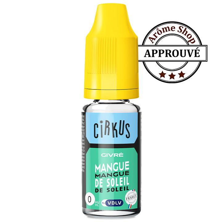 MANGUE DE SOLEIL CIRKUS By VDLV E-LIQUIDE FRUIT FRAIS💨