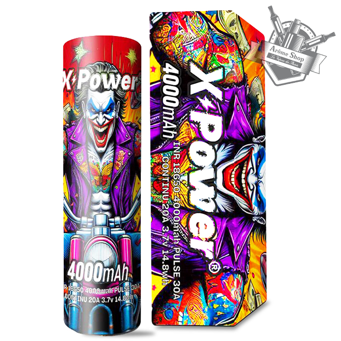 ACCU 18650 4000 mAh X POWER CIGARETTE ÉLECTRONIQUE 💨