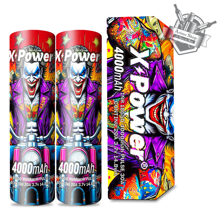 ACCU 18650 4000 mAh LOT DE 2 X POWER ACCUMULATEUR 💨