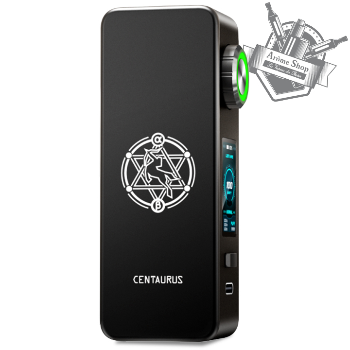 CENTAURUS M100 LOST VAPE BOX 1 ACCUS 100W VAPE 💨 Knight Black NOIR