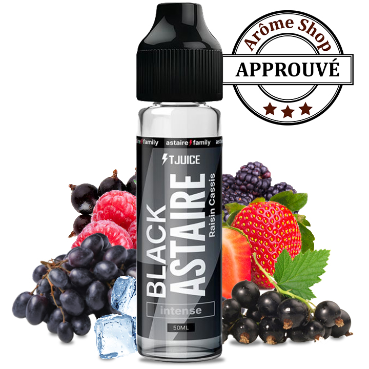 BLACK 50 ML ASTAIRE FAMILY BY T-JUICE E.LIQUIDE 💨