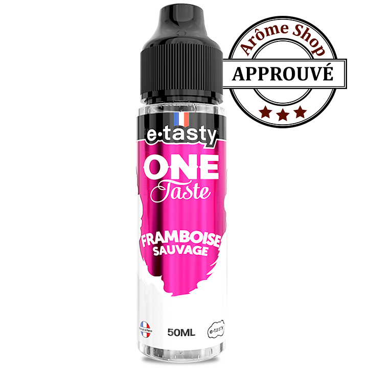 FRAMBOISE SAUVAGE 50ML ONE TASTE By E.TASTY E-LIQUIDE 💨