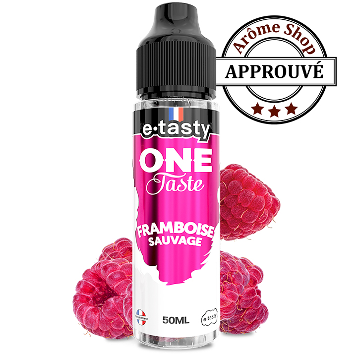 FRAMBOISE SAUVAGE 50ML ONE TASTE By E.TASTY E-LIQUIDE 💨
