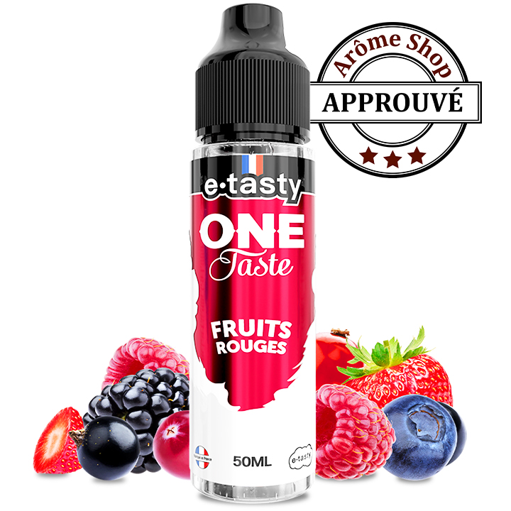 FRUITS ROUGE 50 ML ONE TASTE By E.TASTY E-LIQUIDE 💨