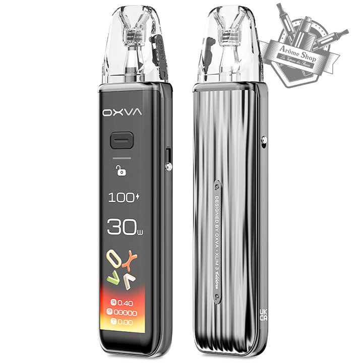 KIT POD XLIM 3 ULTRA OXVA 1500 mAh VAPE SMART 💨 METAL GREY GRIS