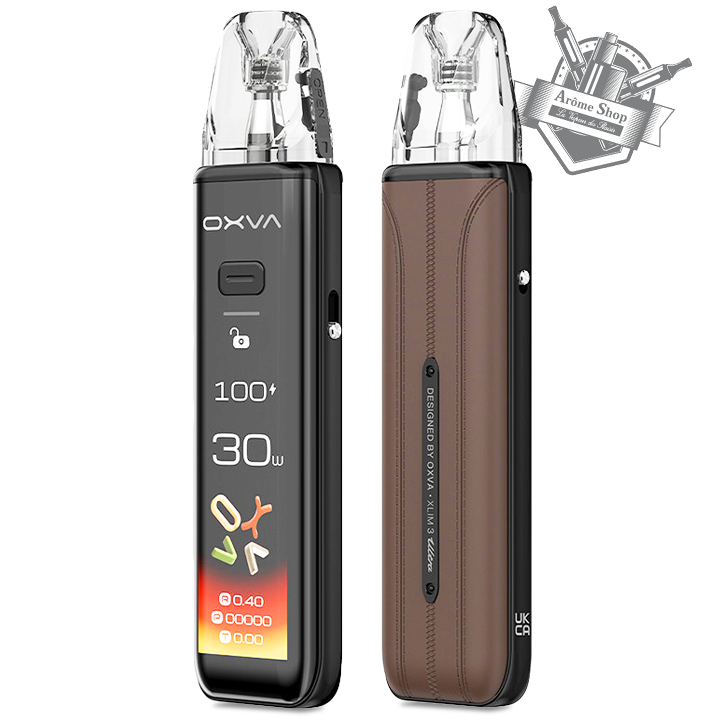 KIT POD XLIM 3 ULTRA OXVA 1500 mAh VAPE SMART 💨 MOCHA BRONW MARRON