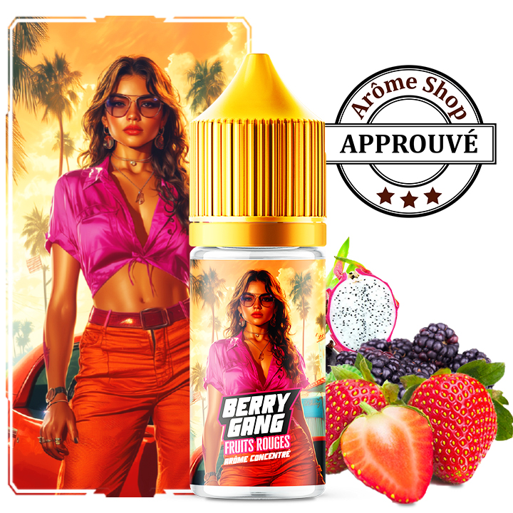 BERRY GANG 30ML ARÔME CONCENTRÉ VAPE CITY STORIES 💨