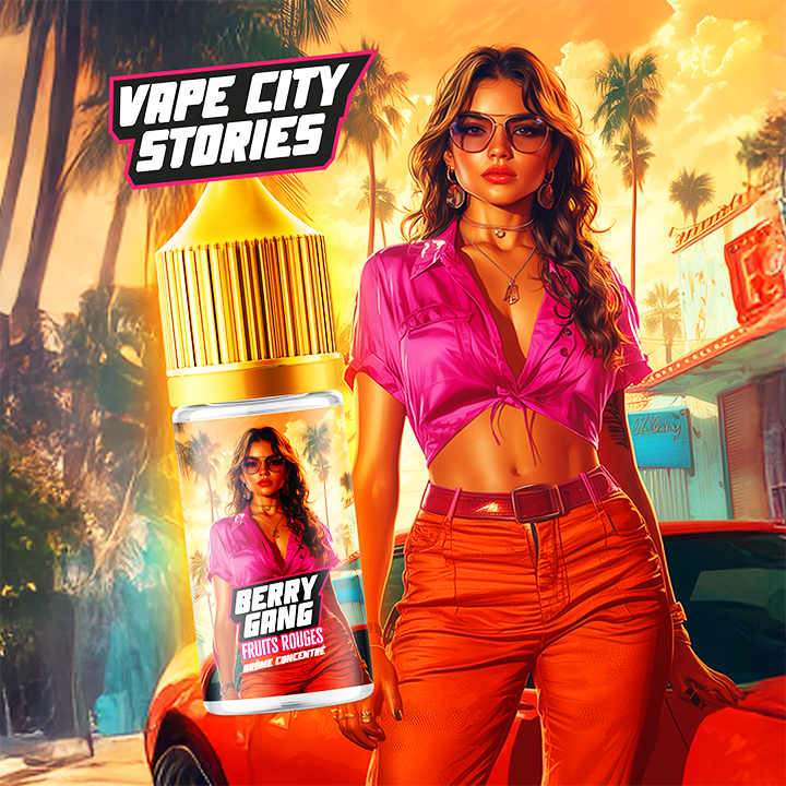 BERRY GANG 30ML ARÔME CONCENTRÉ VAPE CITY STORIES 💨