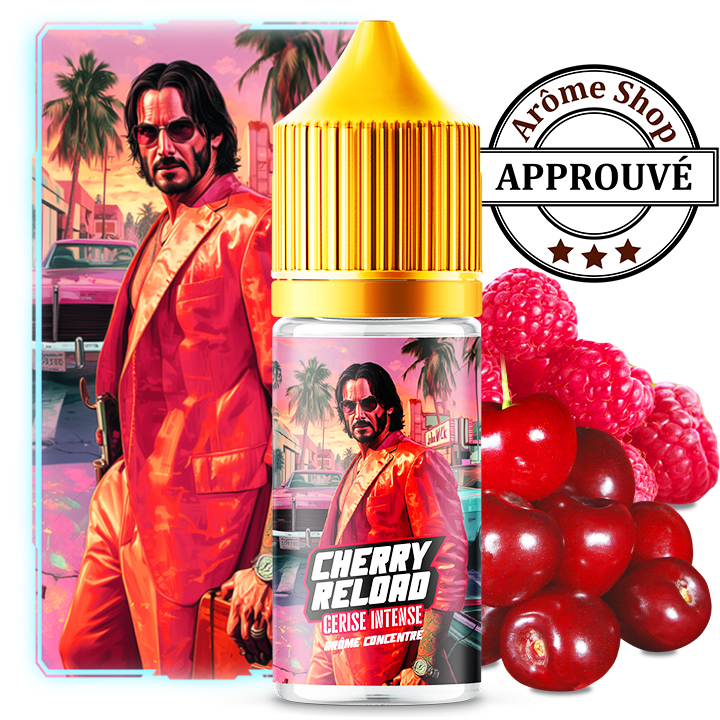CHERRY RELOAD 30 ML ARÔME DIY VAPE CITY STORIES 💨