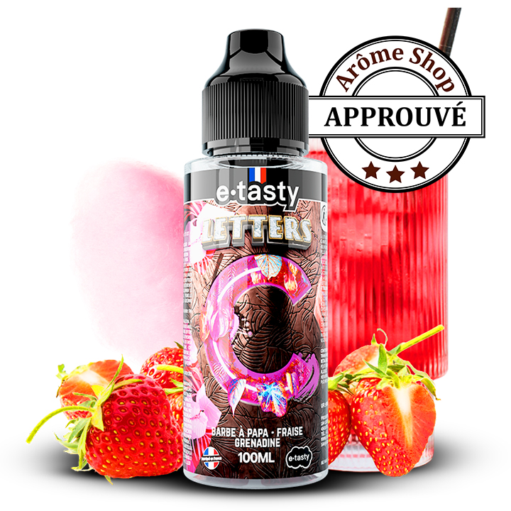 LETTERS C 100 ML E.TASTY E.LIQUIDE FRUITÉ GOURMAND 💨
