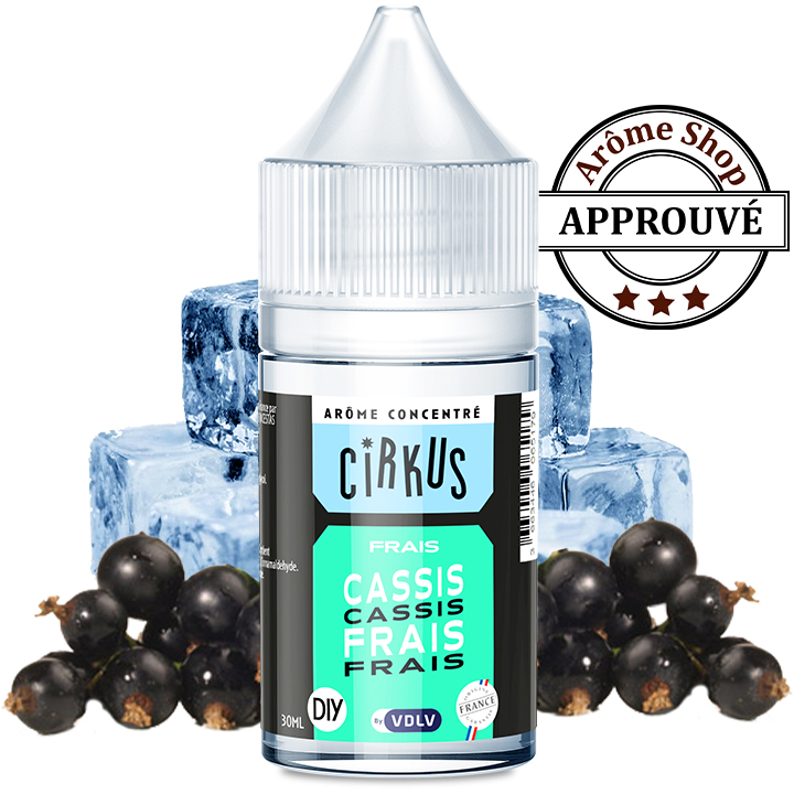 DIY CASSIS FRAIS 30 ML CIRKUS By VDLV E-LIQUIDE FRAIS 💨