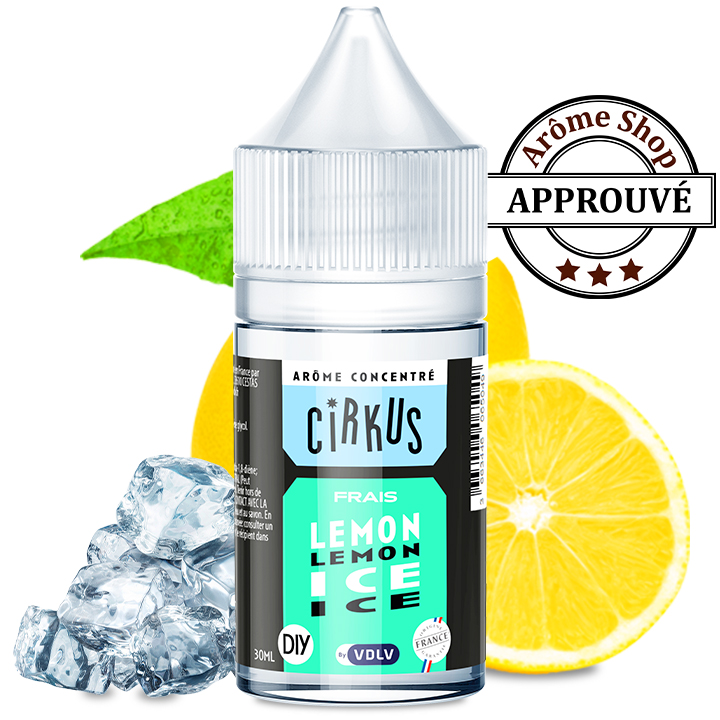 DIY LEMON ICE 30 ML CIRKUS By VDLV E-LIQUIDE FRAIS 💨