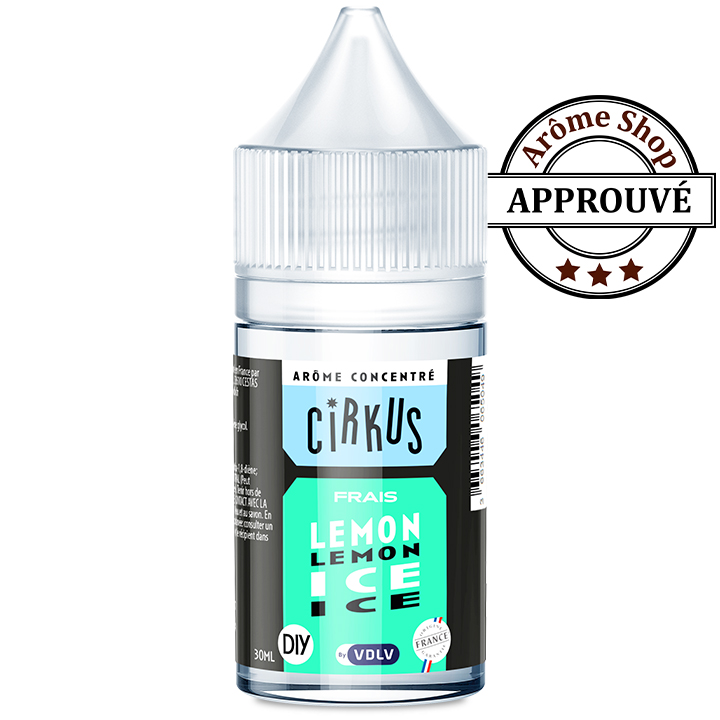 DIY LEMON ICE 30 ML CIRKUS By VDLV E-LIQUIDE FRAIS 💨