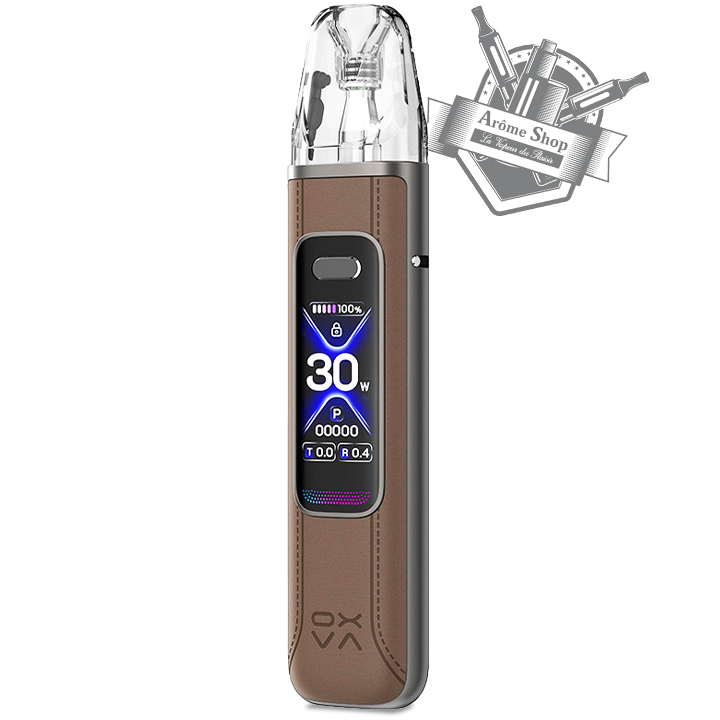 KIT POD XLIM PRO 3 OXVA 1500 mAh VAPE SMART 💨 brown leather marron
