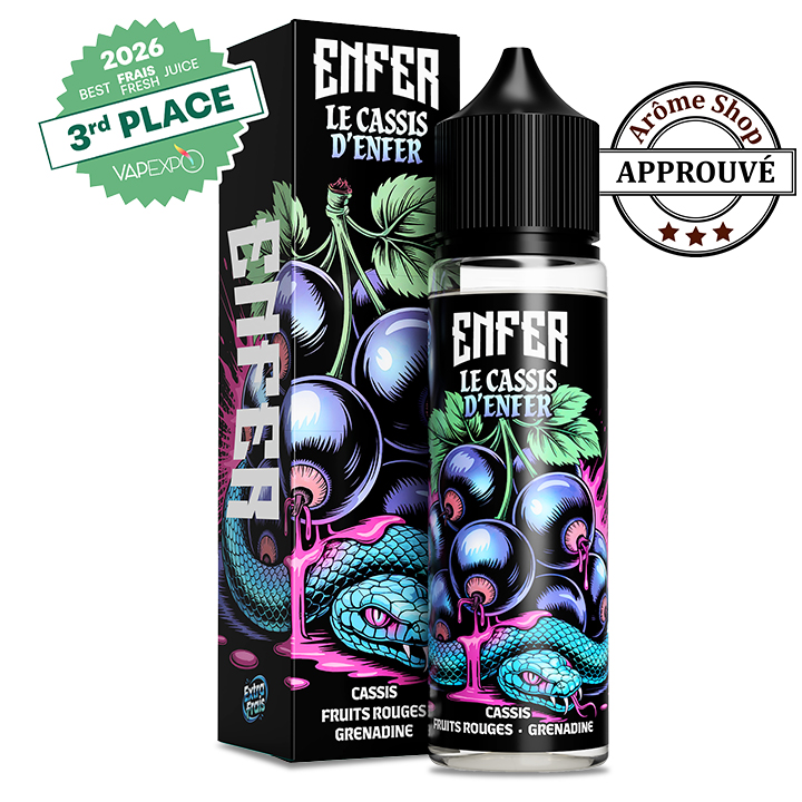LA CASSIS D ENFER 50 ML By VAPE 47 E.LIQUIDE FRAIS 💨