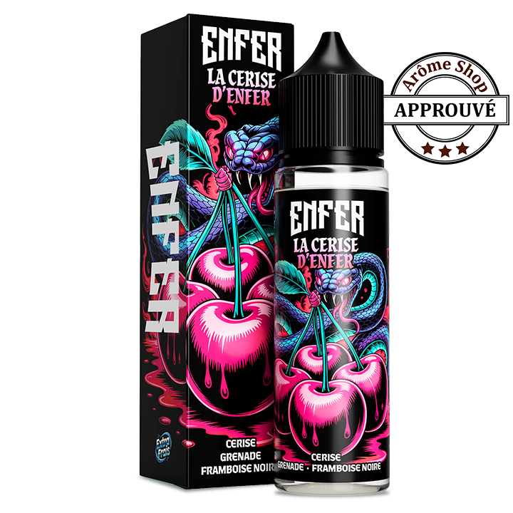 LA CERISE D ENFER 50 ML By VAPE 47 E.LIQUIDE FRAIS 💨