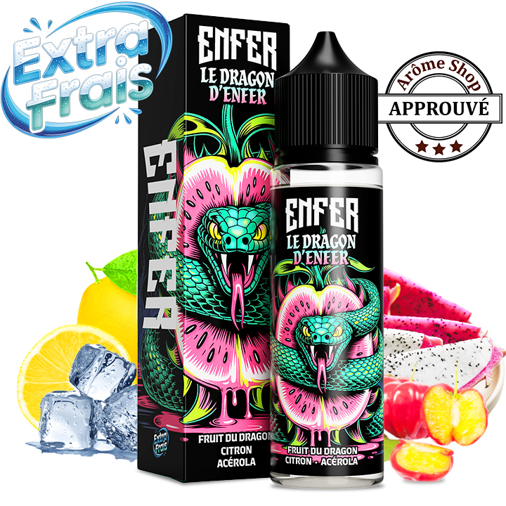 LA DRAGON D ENFER 50 ML ENFER By VAPE 47 E.LIQUIDE 💨