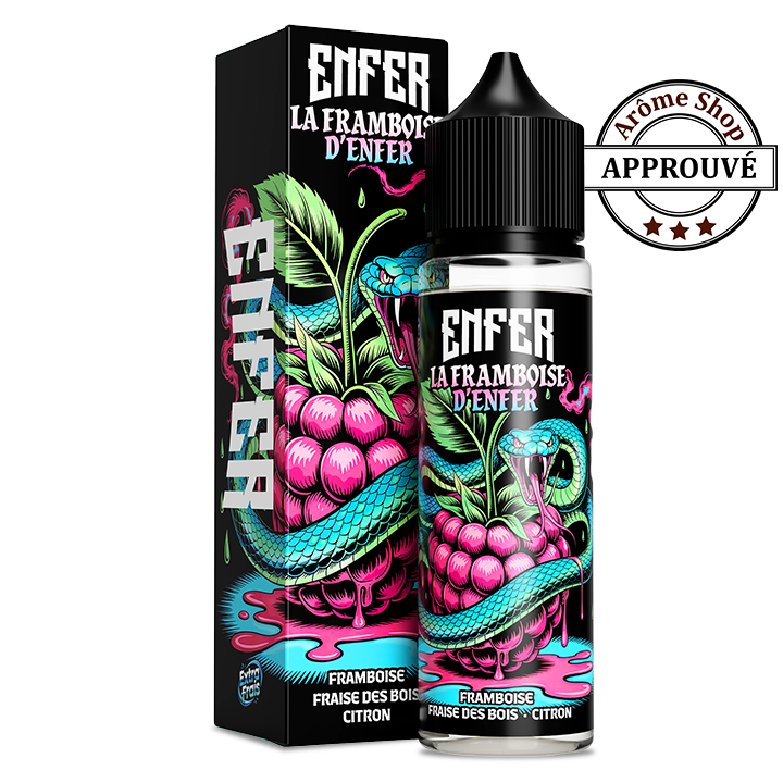 LA FRAMBOISE D ENFER 50 ML ENFER By VAPE 47 E.LIQUIDE 💨