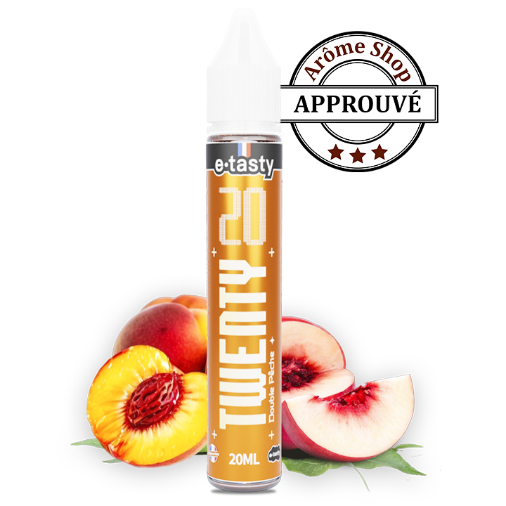 DOUBLE PÊCHE 20 ML TWENTY By E TASTY E-LIQUIDE 💨