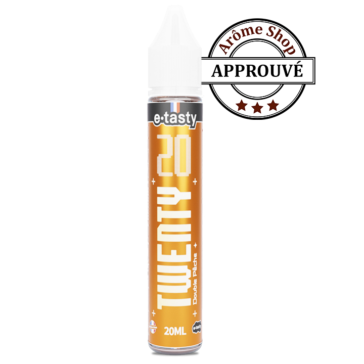 DOUBLE PÊCHE 20 ML TWENTY By E TASTY E-LIQUIDE 💨