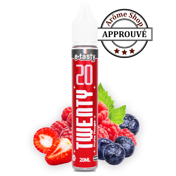 FRUITS ROUGES 20 ML TWENTY By E TASTY E-LIQUIDE 💨