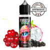 Vape juice bottle labeled 'FURIOSA EGZ' surrounded by cherries, dragon fruit and black currants, with an 'APPROUVÉ' seal in the top-right. RUBY V2 50ML FURIOSA EGGZ By VAPE 47 E.LIQUIDE 💨