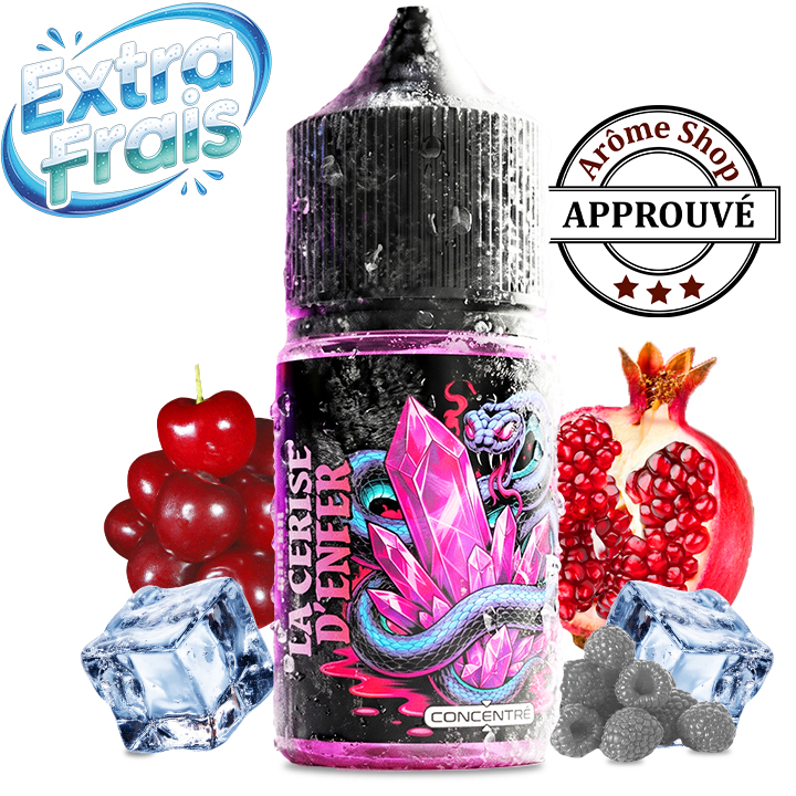 CERISE D’ENFER 30ML VAPE 47 DIY CONCENTRÉ FRAIS 💨