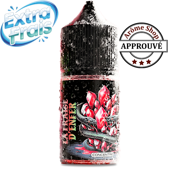 FRAISE FRUIT D’ENFER 30ML VAPE 47 DIY CONCENTRÉ 💨